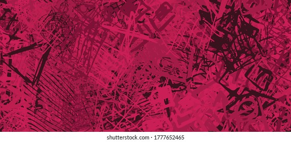 Multi-color grunge background seamless. Abstract geometric pattern. Chaos and random. Modern art drawing painting