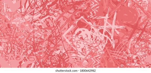 Multi-color grunge background seamless. Abstract geometric pattern. Chaos and random. Modern art drawing painting