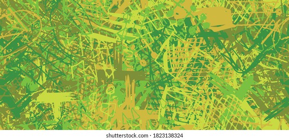 Multi-color grunge background seamless. Abstract geometric pattern. Chaos and random. Modern art drawing painting