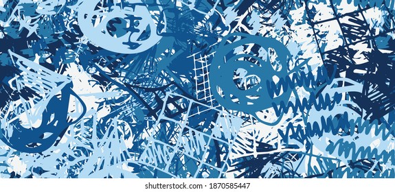 Multi-color grunge background seamless. Abstract geometric pattern. Chaos and random. Modern art drawing painting