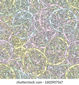Multicolor grunge background. Seamless color vector texture. Template for printing on fabric, posters, label, Wallpaper. Abstract backdrop of repeating elements