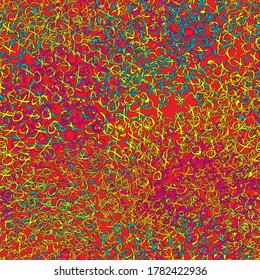Multicolor grunge background. Seamless color vector texture. Template for printing on fabric, posters, label, Wallpaper. Abstract backdrop of repeating elements