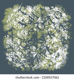 Multicolor grunge background vector texture