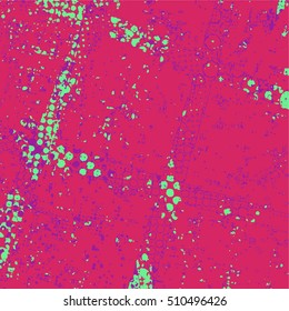 Multicolor grunge halftone background.