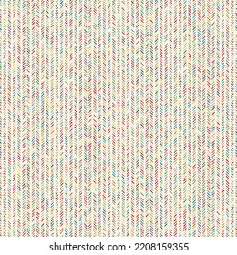 Multicolor Herringbone Stripe Textured Pattern