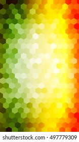 multicolor hexagon vector pattern. for design