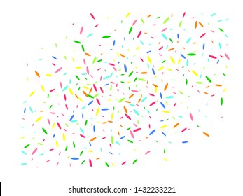 Multicolor hexagonal shapes smooth. A selection of background confetti illustrations. Confetti new background hipster.
