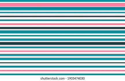 Multicolor horizontal stripes lines seamless pattern. Abstract geometric background graphic design. Irregular lines classic seamless textile print. Poncho parallel stripes pattern.