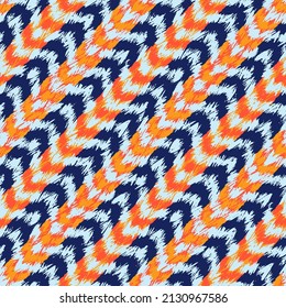 Multicolor Ikat Textured Chevron Pattern - Powered by Shutterstock - Get 15% off with code: PIKWIZARD15