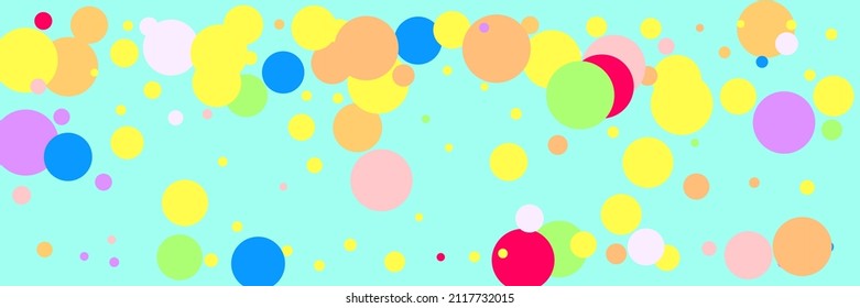 Multicolor Indigo Violet Circles Beige White Background. Pink Color Purple Bright Bordo Print. Children Rainbow Blue Green Dark Red Textile. Pastel Yellow Vibrant Play Kids Wallpaper.