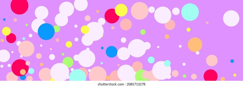 Multicolor Indigo White Color Rainbow Pattern. Dark Green Circles Vibrant Yellow Kids Illustration. Pastel Bright Red Violet Bordo Background. Beige Children Play Purple Pink Blue Textile.