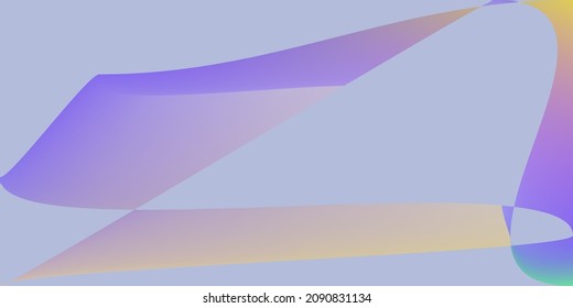 Multicolor Layers Smooth Modern Original Background. Rainbow Minimal Shape Dark Illustration. Pastel Fluid Futuristic Purple Violet Gradient Mesh. Digital Lavender Color Dynamic Horizontal Lines.