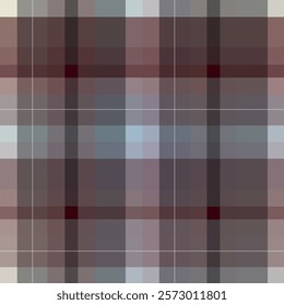 Multicolor light background, double stripes plaid pattern