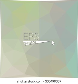 multicolor light green geometric rumpled triangular low poly style gradient illustration graphic background. Vector polygonal design for your business.