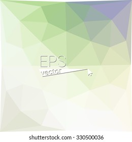 multicolor light green geometric rumpled triangular low poly style gradient illustration graphic background. Vector polygonal design for your business.