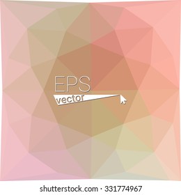 multicolor light pink geometric rumpled triangular low poly style gradient illustration graphic background. Vector polygonal design for your business.