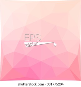 multicolor light pink geometric rumpled triangular low poly style gradient illustration graphic background. Vector polygonal design for your business.