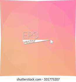multicolor light pink geometric rumpled triangular low poly style gradient illustration graphic background. Vector polygonal design for your business.