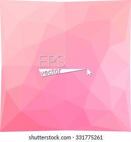 multicolor light pink geometric rumpled triangular low poly style gradient illustration graphic background. Vector polygonal design for your business.
