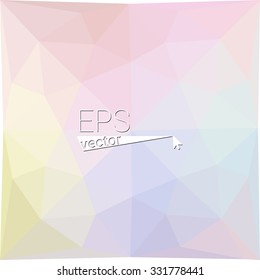 multicolor light pink geometric rumpled triangular low poly style gradient illustration graphic background. Vector polygonal design for your business.