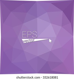 Multicolor light  purple geometric rumpled triangular low poly style gradient illustration graphic background. Vector polygonal design for your business.