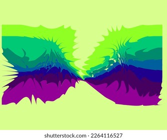 multicolor like butterfly wings very beautifull