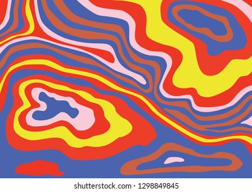 Multicolor liquid Marble Abstract Painting Background