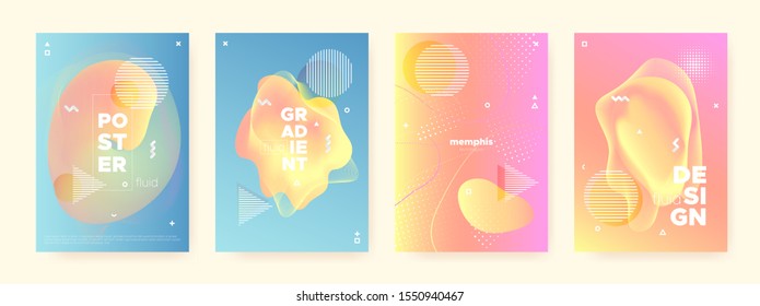 Multicolor Liquid Waves. Orange Memphis Brochure. Geometric Design. Abstract 3d Background. Blue Fluid Waves. Pink Memphis Texture. Pastel Geometric Poster. Abstract 3d Banner. Pink Flow Waves.