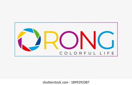 diseño de logotipo multicolor. logo colorido.