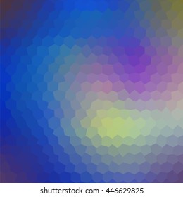 Multicolor low poly abstract backgroud. Vector.