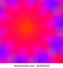 Multicolor low poly abstract background. Vector.