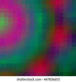 Multicolor low poly abstract background. Vector.