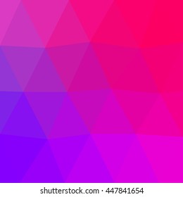 Multicolor low poly abstract background. Vector.