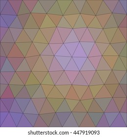 Multicolor low poly abstract background. Vector.