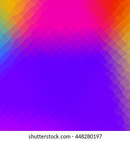 Multicolor low poly abstract background. Vector.