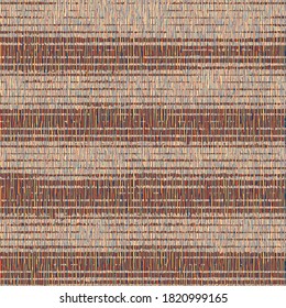 Multicolor Melange Textured Striped Pattern