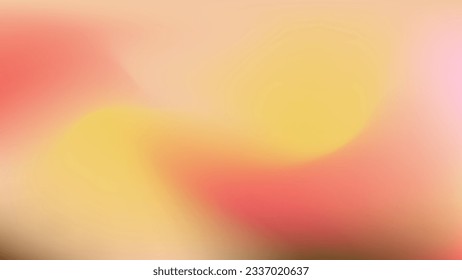 Multicolor Mesh Gradient Background. Autumn color abstract aesthetic texture. Holographic Iridescent Graphic. Vector blurred smooth gradient hologram backdrop for poster, banner, presentation.