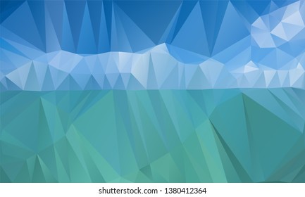 Multicolor modern geometrical abstract background. Can be used as a texture, new background. Geometric background, geometric mosaic tile, Origami style, triangulation technique. 