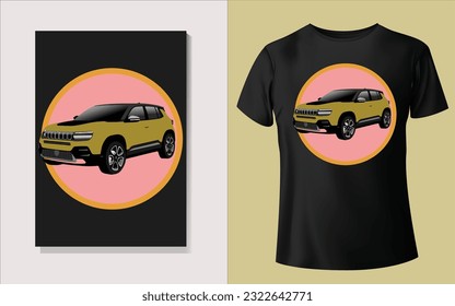 Mehrfarbiges Modern Tee Shirt Design