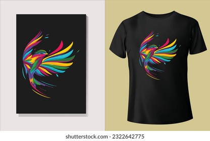 Multicolor Modern Tee shirt Design