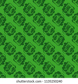 Multicolor mollusc shell background seamless for design.