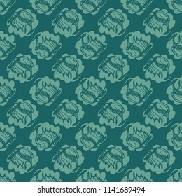 Multicolor mollusc shell background seamless for design.