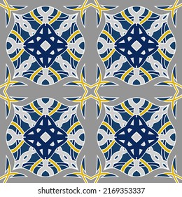Multi-Color Morocco Seamless Pattern. Traditional Arabic Islamic Background. Vintage, Turkish, Indian style Ideal for carpet, ceramics, tiles. Vector Illustration.