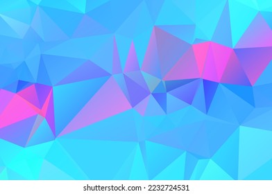 Fondo de mosaico multicolor. Fondo poligonal bajo geométrico. Elemento de diseño para portadas de libros, diseños de presentaciones, fondos de título. Imágenes prediseñadas de vectores.