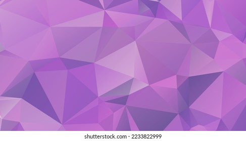 Multicolor mosaic backdrop. Geometric low polygonal background. Design element for book covers, presentations layouts, title backgrounds. Vector clip art.
