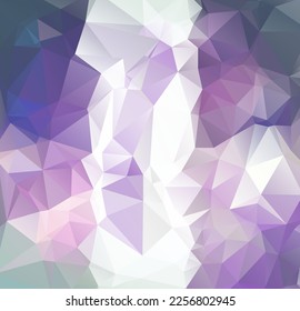Fondo de mosaico multicolor. Fondo poligonal bajo geométrico. Elemento de diseño para portadas de libros, diseños de presentaciones, fondos de título. Imágenes prediseñadas de vectores.