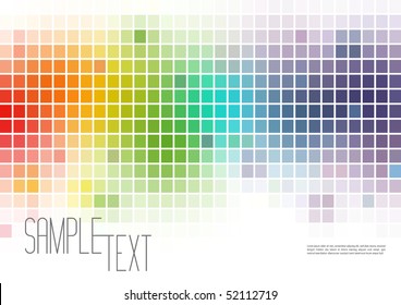 Multicolor Mosaic Background