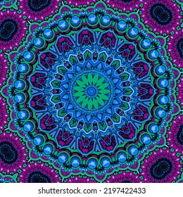 Multicolor mosaic texture Seamless kaleidoscope texture Unique kaleidoscope design