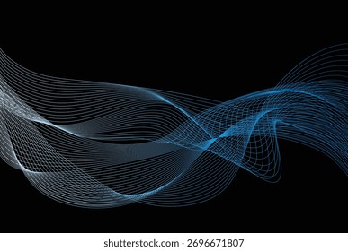 Multicolor net vector design template