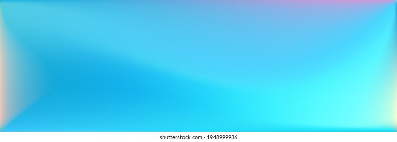 Multicolor Ocean Wavy Gradient Mesh. Colorful Blue Smooth Surface Backdrop. Dark Blurred Background. Natural Color Wavy Gradient Mesh. Rainbow Bright Sea Blurred Texture Illustration.